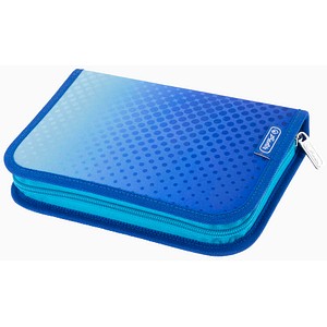herlitz Federmäppchen befüllt Dip Dye blau/türkis 31-teilig, 20,5 x 3,8 cm