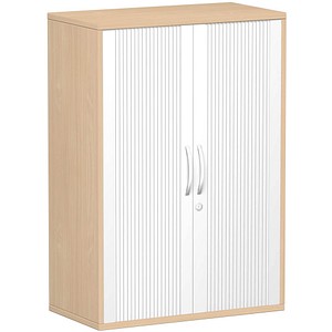 4038933482507 - Flex Rollladenschrank buche silber 2 Fachböden 800 x 425 x 1182 cm