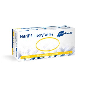 4250016408628 - unisex Einmalhandschuhe Nitril Sensory weiß Größe XS 4250016408628 200 Stück