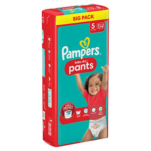 Pampers® Windeln baby-dry™ BIG PACK  Größe Gr.5 (12-17 kg) für Babys und Kleinkinder (4-18 Monate), 54 St.