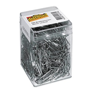 4250073813762 - Büroklammern silber glanzverzinkt 500 St