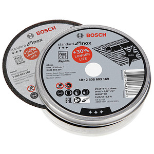 10 BOSCH Trennscheiben Standard for Inox