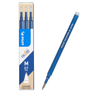 4902505465574 - Ersatzminen PILOT für Tintenroller FRIXION 04 mm Strichstärke radierbar 3 Stück blauschwarz