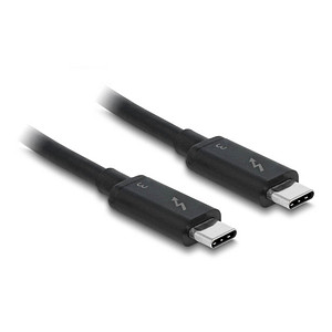 DeLOCK Thunderbolt 3 USB-C-Stecker Kabel 5A 1,0 m schwarz