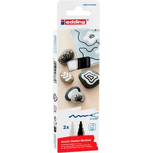 4057305078858 - edding 5100 Acrylstifte farbsortiert 20 - 30 mm 2 St