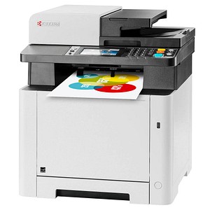 KYOCERA ECOSYS M5526cdn 4 in 1 Farblaser-Multifunktionsdrucker grau