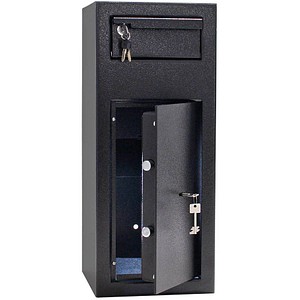 9006072055963 - ROTTNER Einwurftresor CashMatic 1 Sicherheitsstufe A nach VDMA 24992 schwarz 250 x 260 x 600 cm 9006072055963 - ROTTNER Einwurftresor CashMatic 1 Sicherheitsstufe A nach VDMA 24992 schwarz 250 x 260 x 600 cm