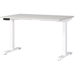 4005949790698 - Sitz-Steh-Schreibtisch JET 7907-642 elektrisch höhenverstellbar 120x80cm (BxT) rechteckig lichtgrau Weiß 4005949790698 GE 4005949790698 - Sitz-Steh-Schreibtisch JET 7907-642 elektrisch höhenverstellbar 120x80cm (BxT) rechteckig lichtgrau Weiß 4005949790698 GE