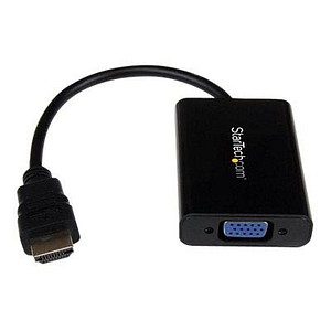 0065030850995 - StarTechcom HDMI auf VGA Video Konverter   Wandler mit 2 Kanal Audio - hd zu VGA adapter 1080p - max Auflösung 1920x1080 - Videoadapter - HDMI   VGA   Audio - 25 cm