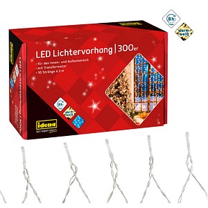 4002372000448 - 30 x 30 m LED Lichtervorhang transparent 30 m 4002372000448 Idena