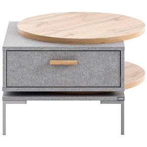 4027181115107 - Beistelltisch Holz grau 650 x 650 x 411 cm