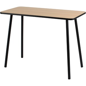 3660141256451 - Schreibtisch easyHome HOPM HOPM10123 65-130cm (H) 100x50cm (BxT) rechteckig buche schwarz 3660141256451 PAPERFLOW 3660141256451 - Schreibtisch easyHome HOPM HOPM10123 65-130cm (H) 100x50cm (BxT) rechteckig buche schwarz 3660141256451 PAPERFLOW