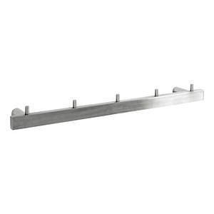 4001070167439 - Wandgarderobe 16743 silber Metall 5 Haken 460 x 40 cm 4001070167439 HAKU Möbel