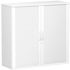 4038933486826 - Flex Rollladenschrank weiß silber 2 Fachböden 1200 x 425 x 1182 cm