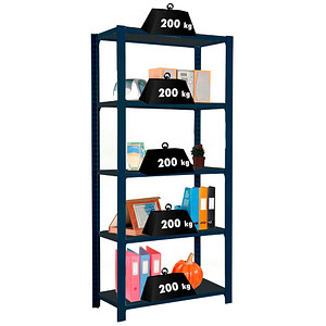 8425437103483 - Schwerlastregal OFFICCLICK 5 8425437103483 anthrazit 900 x 300 x 2100 cm 8425437103483 Simonrack