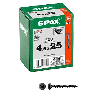 4003530275791 - Universalschrauben T20 Senkkopf BLAX 1191040450253 45 mm x 25 mm 4003530275791 200 Stück 4003530275791 - Universalschrauben T20 Senkkopf BLAX 1191040450253 45 mm x 25 mm 4003530275791 200 Stück