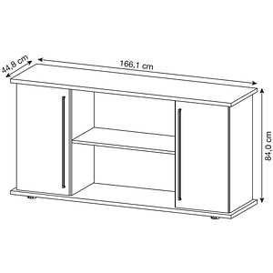 4032062132142 - Sideboard Akandia VSB2T 5 5 NU lichtgrau 3 Fachböden 1661 x 448 x 840 cm 4032062132142 - Sideboard Akandia VSB2T 5 5 NU lichtgrau 3 Fachböden 1661 x 448 x 840 cm