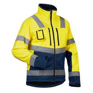 7330509445969 - unisex Warnjacke 4900 gelb marine Größe 4XL