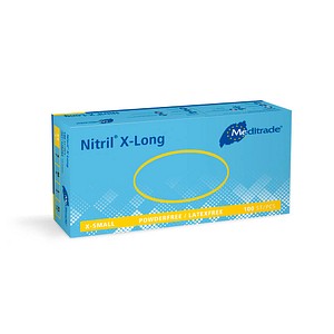4250016460596 - unisex Einmalhandschuhe Nitril x-long blau Größe XS 4250016460596 100 Stück