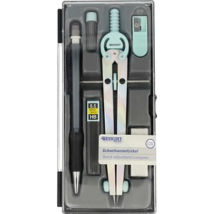 WESTCOTT Zirkel pastell, mint, 1 St.