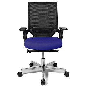 4014296964379 - Bürostuhl T300 TA309A T380 blau schwarz alu Stoff 4014296964379 - Bürostuhl T300 TA309A T380 blau schwarz alu Stoff
