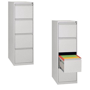 4260090172018 - Hängeregistraturschrank grau grau 4 Schubladen 4260090172018 100293