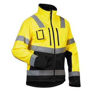 7330509390030 - BLAKLÄDER® unisex Warnjacke 4900 gelb schwarz Größe XL