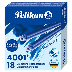 4012700300737 - Großraum-Tintenpatronen 4001 GTP 18 königsblau Standard-Großraumpatronen für alle gängigen Patronen - 1 Stück (300735) 4012700300737 - Großraum-Tintenpatronen 4001 GTP 18 königsblau Standard-Großraumpatronen für alle gängigen Patronen - 1 Stück (300735)