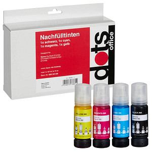 4250073738812 - schwarz cyan magenta gelb Tintenflaschen kompatibel zu EPSON 102 (T03R640) 4er-Set 4250073738812 4 Stück 4250073738812 - schwarz cyan magenta gelb Tintenflaschen kompatibel zu EPSON 102 (T03R640) 4er-Set 4250073738812 4 Stück