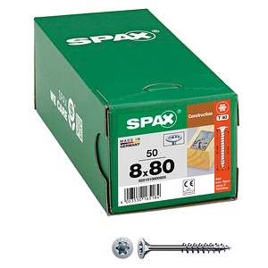 4003530165184 - Holzbauschrauben T40 Tellerkopf WIROX 0251010800805 8 mm x 80 mm 4003530165184 50 Stück 4003530165184 - Holzbauschrauben T40 Tellerkopf WIROX 0251010800805 8 mm x 80 mm 4003530165184 50 Stück