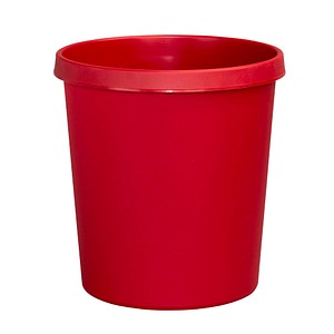 4012086052411 - helit Papierkorb aus Polyethylen Volumen 18 l HxØ 320 x 310 mm rot VE 15 Stk 4012086052411 - helit Papierkorb aus Polyethylen Volumen 18 l HxØ 320 x 310 mm rot VE 15 Stk