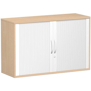 4038933486727 - Flex Rollladenschrank buche silber 1 Fachboden 1200 x 425 x 720 cm