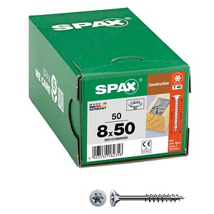 4003530182358 - Holzbauschrauben T40 Tellerkopf WIROX 0251010800505 8 mm x 50 mm 4003530182358 50 Stück 4003530182358 - Holzbauschrauben T40 Tellerkopf WIROX 0251010800505 8 mm x 50 mm 4003530182358 50 Stück