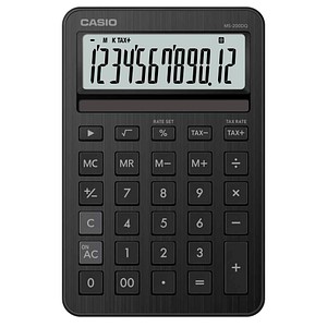 4549526620966 - MS-200DQ-BK MS-200DQ-BK Taschenrechner eisenschwarz MS-200DQ-BK 4549526620966