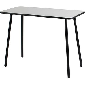 3660141256444 - Schreibtisch easyHome HOPM HOPM10113 65-130cm (H) 100x50cm (BxT) rechteckig weiß schwarz 3660141256444 PAPERFLOW 3660141256444 - Schreibtisch easyHome HOPM HOPM10113 65-130cm (H) 100x50cm (BxT) rechteckig weiß schwarz 3660141256444 PAPERFLOW