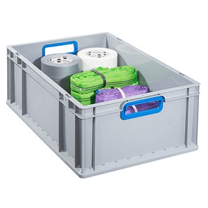 4005187567700 - Aufbewahrungsbox ProfiPlus 456770 443 Liter für A3 außen 600x400x220mm Kunststoff grau blau 4005187567700 Allit