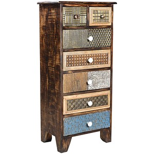 4041908127914 - Kommode KALAY 304056 vintage-braun 500 x 350 x 1100 cm 4041908127914 Garden Pleasure
