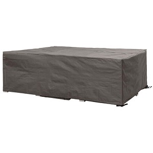 4043153114190 - Gartenmöbel-Schutzhülle BEST grau (anthrazit) B320cm H80cm L320cm Polyester Planen für Lounge-Sets extra groß extra large 320x275x80 cm