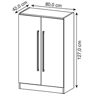 4032062122570 - Aktenschrank TARVIS mit Griff ohne Schloss 3 Ordnerhöhen B 800 x T 420 x H 1270 mm Ahorn-Dekor 4032062122570 - Aktenschrank TARVIS mit Griff ohne Schloss 3 Ordnerhöhen B 800 x T 420 x H 1270 mm Ahorn-Dekor