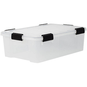 8716382205071 - Aufbewahrungsbox Water Proof 6374 außen 29x39x191cm Polypropylen transparent schwarz 8716382205071 IRIS Ohyama 8716382205071 - Aufbewahrungsbox Water Proof 6374 außen 29x39x191cm Polypropylen transparent schwarz 8716382205071 IRIS Ohyama