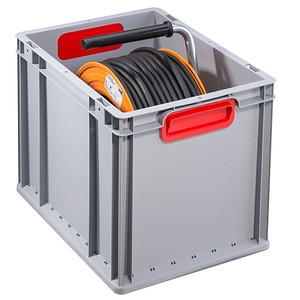 4005187567151 - Aufbewahrungsbox ProfiPlus 456715 305 Liter für A4 außen 400x300x320mm Kunststoff grau rot 4005187567151 Allit 4005187567151 - Aufbewahrungsbox ProfiPlus 456715 305 Liter für A4 außen 400x300x320mm Kunststoff grau rot 4005187567151 Allit