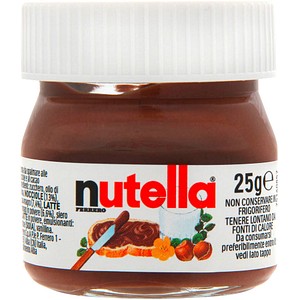 8000500217252 - Nutella Schokoladenaufstrich 64 Stück à 25 g