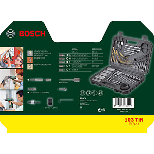 3165140864909 - AKTION BOSCH TiN V-Line Set Bohrer- und Bit-Set 103-teilig mit Prämie nach Registrierung 3165140864909 - AKTION BOSCH TiN V-Line Set Bohrer- und Bit-Set 103-teilig mit Prämie nach Registrierung