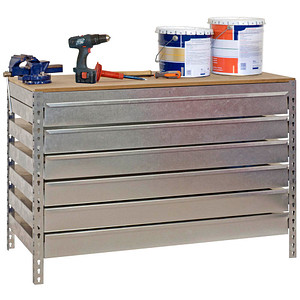 8435104932889 - Werkbank SIMONWORK BT5 BOX silber 6 Schubladen 910 x 610 x 842 cm 8435104932889 Simonrack 8435104932889 - Werkbank SIMONWORK BT5 BOX silber 6 Schubladen 910 x 610 x 842 cm 8435104932889 Simonrack