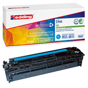 4004764982714 - EDD-2105 Toner einzeln ersetzt Canon HP 131A (CF211A) Cyan 1800 Seiten Kompatibel Toner