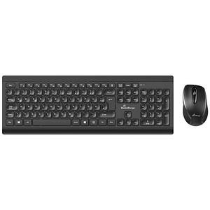 4260283117819 - MEDIARANGE MROS104 - Volle Größe (100%) - Kabellos - RF Wireless - QWERTY - Schwarz - Maus enthalten 4260283117819 - MEDIARANGE MROS104 - Volle Größe (100%) - Kabellos - RF Wireless - QWERTY - Schwarz - Maus enthalten