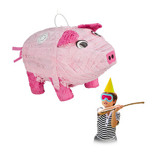 4052025314873 - Piñata rosapink Schwein 4052025314873 relaxdays 4052025314873 - Piñata rosapink Schwein 4052025314873 relaxdays