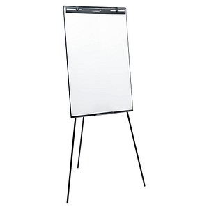 8713797111102 - Flipchart Sketch Easy magnetische Tafel höhenverstellbar Dreibein-Fuß inkl Abschlageschale B 680 x H 1050 mm schwarz-weiß