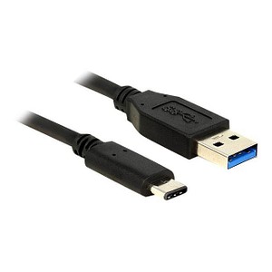 DeLOCK USB 3.1 Gen 2 A/USB C Kabel 0,5 m schwarz