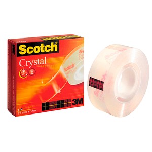 Scotch Crystal Klebefilm kristall-klar 19,0 mm x 33,0 m 1 Rolle